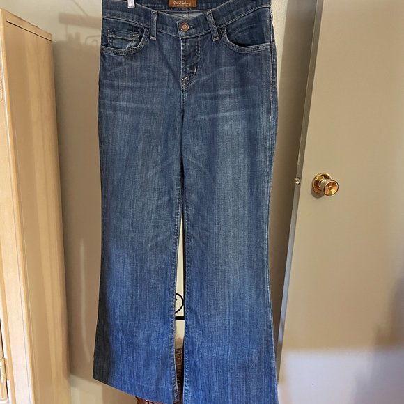 DAVID KHAN Wide Leg Denim Jean Size 25 - Picture 1 of 9